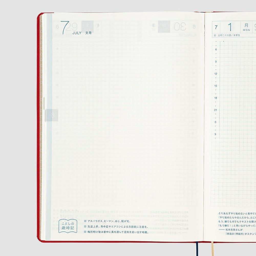 Hobonichi Techo 2024 Mother HON / A5 Size / Daily / Jan start / Mon start - Japanese Edition