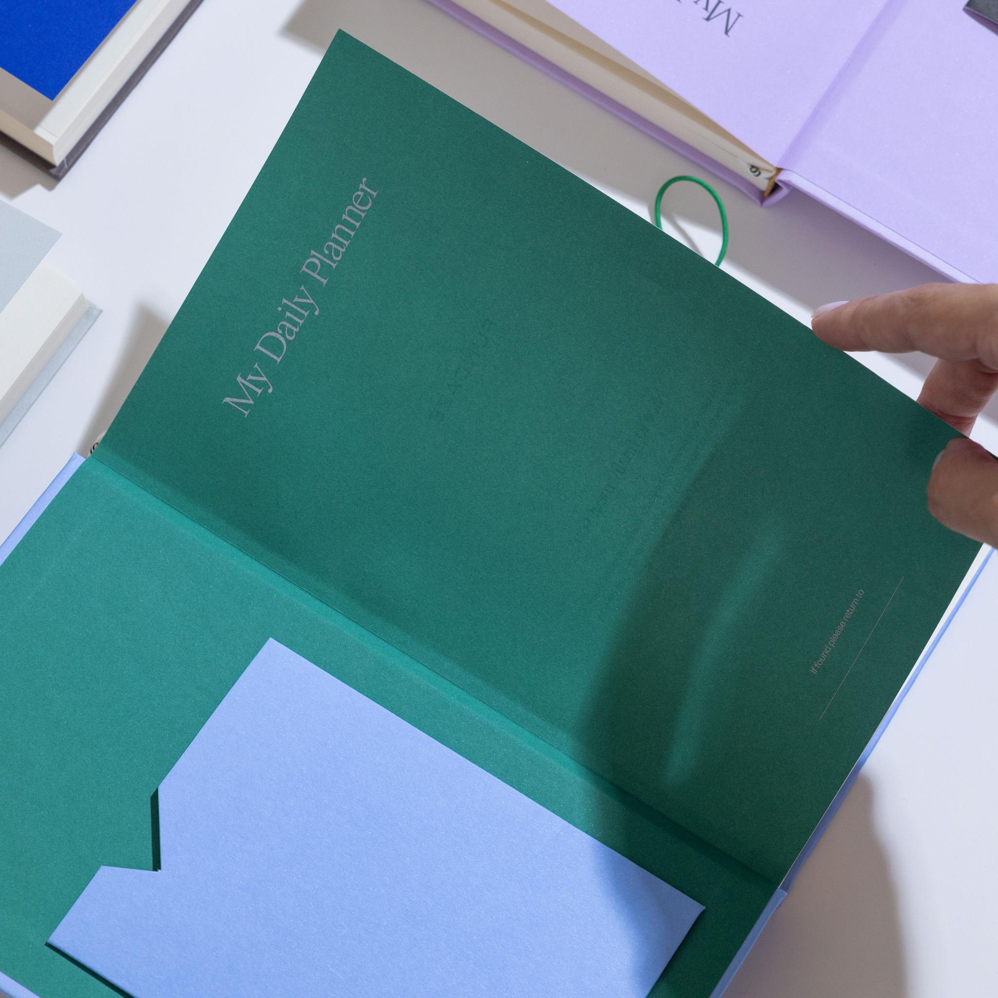 Fundaze Özel Tasarım Daily Planner Mavi