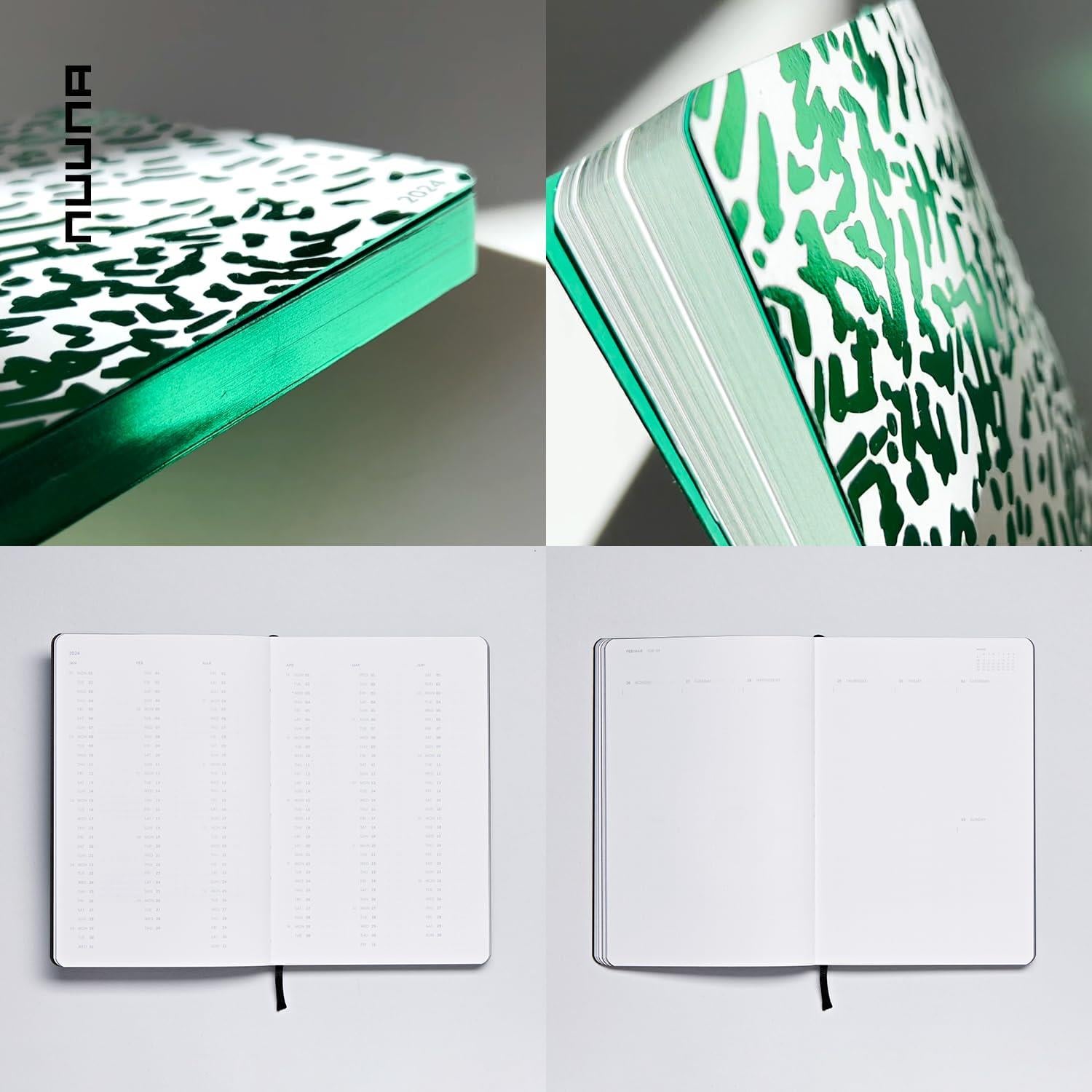Nuuna Weekly Diary M 2024 Green Light Planner 