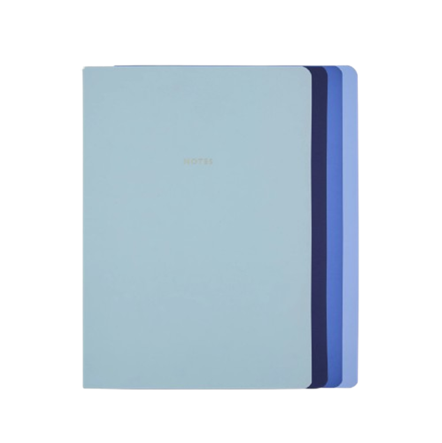 Episode Colourblock Uno Blue Hues  4'lü B5 Defter