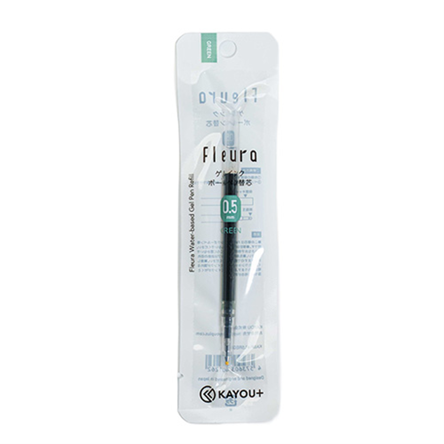 Kayou Plus Fleuro Water-Based Gel Pen Refill 0,5mm Green