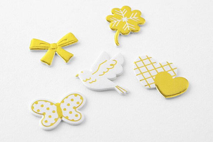Midori sticker seal PCM decoration foil happy motif pattern