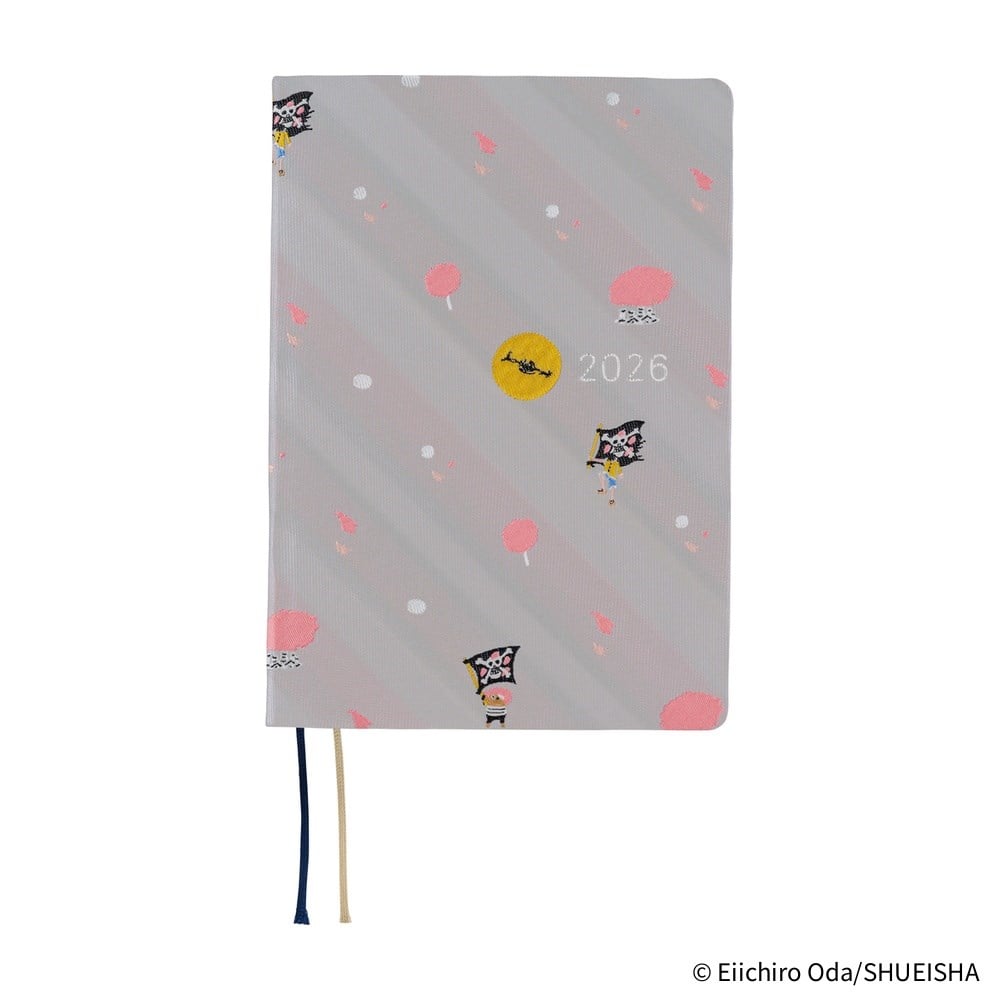 Hobonichi Ajanda Techo HON - A6 Japanese - ONE PIECE magazine: Hiriluk's Cherry Blossoms - 2026 Jan Start