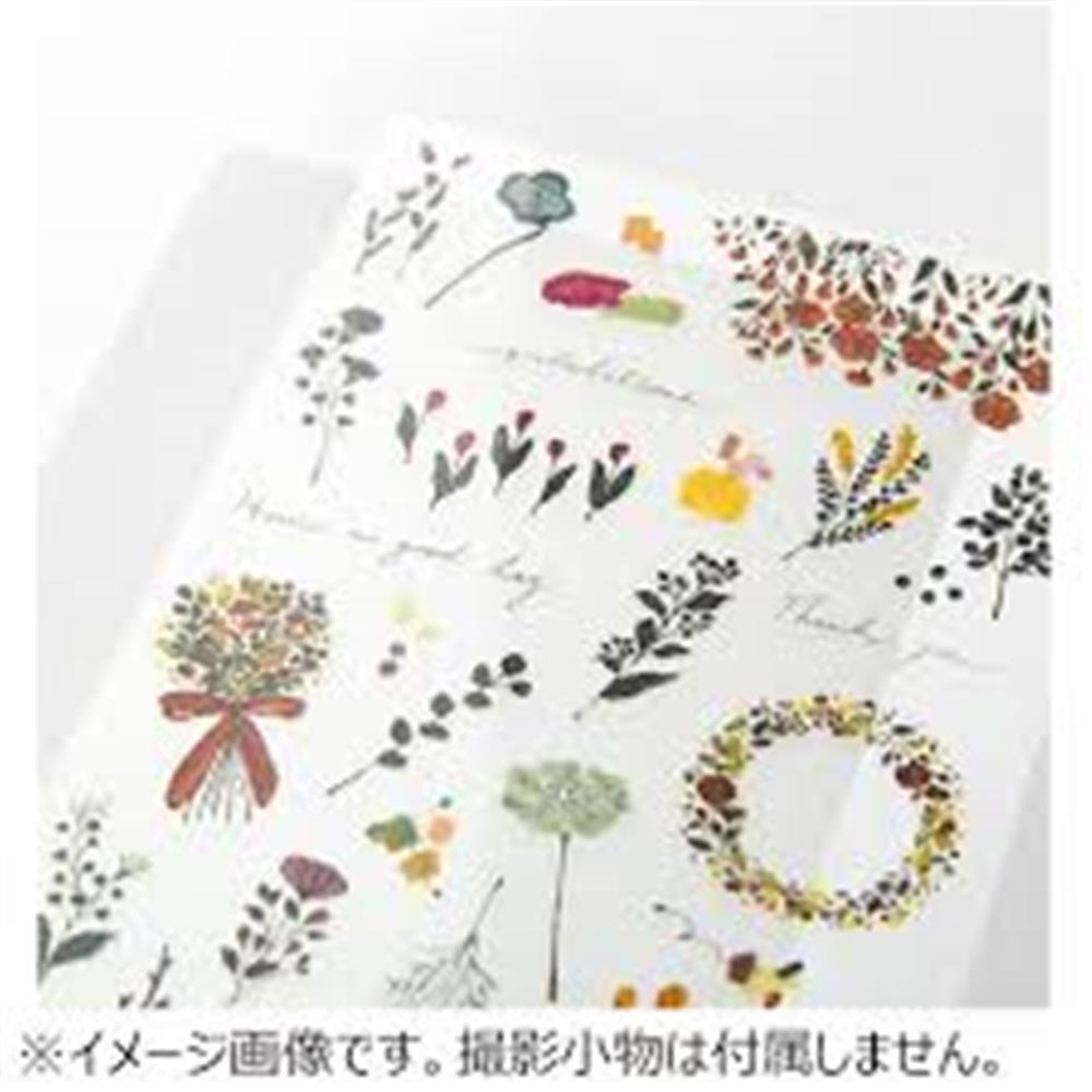Midori sticker transfer motif flower pattern