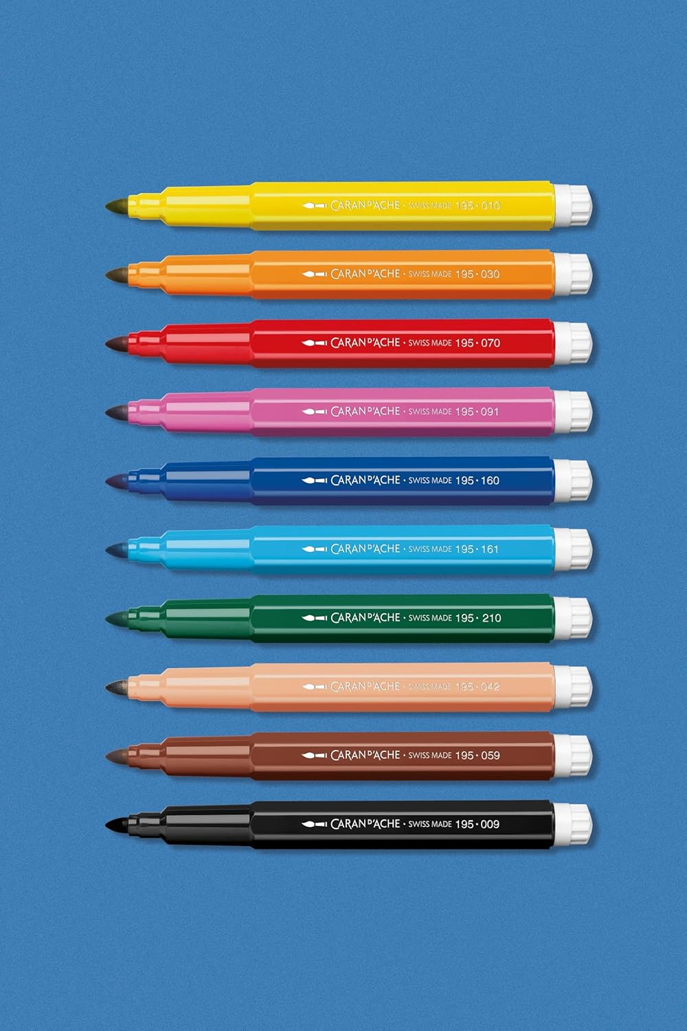 Caran d'Ache Swisscolor 10'lu Fiber Uçlu Kalem Seti  195-410