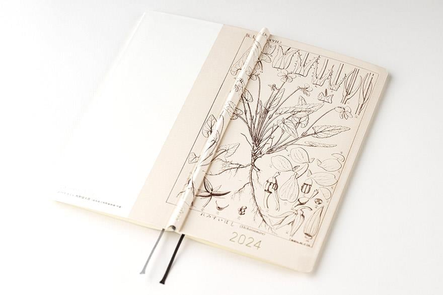 Hobonichi Weeks Japanese Version 2024 Jan. Start Tomitaro Makino/Shihai Sumire