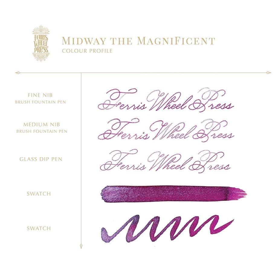 Ferris Wheel Press 38 ml Şişe Mürekkep Midway The Magnificient