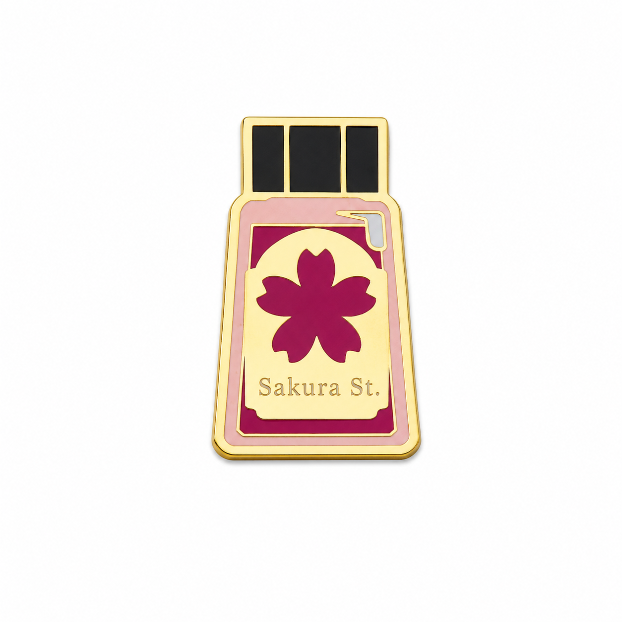 Esterbrook Sakura Dragon Lapel Pin Yaka Rozeti Ink