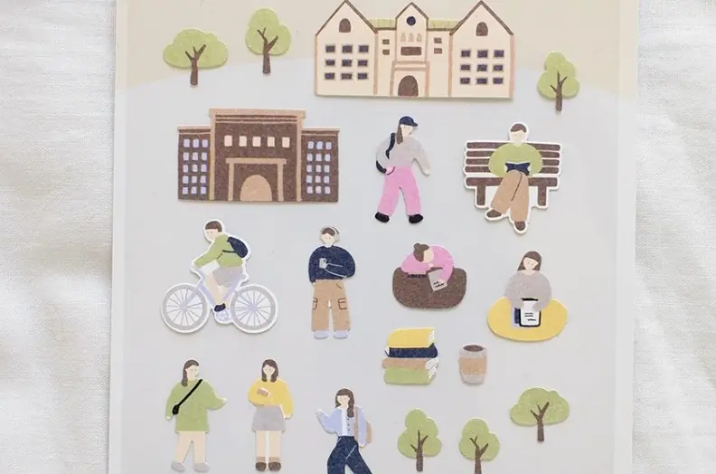 Suatelier Deco Sticker Seti Campus