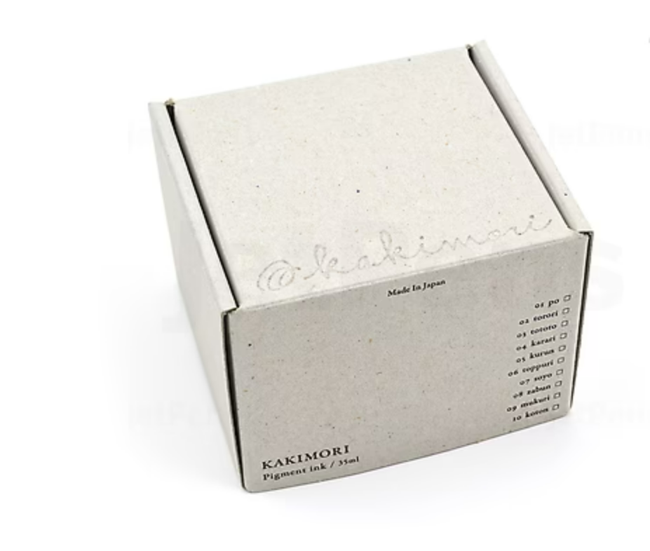 Kakimori Pigment  Plastik Kapaklı Dolma Kalem Mürekkebi 01 Po  35 ml
