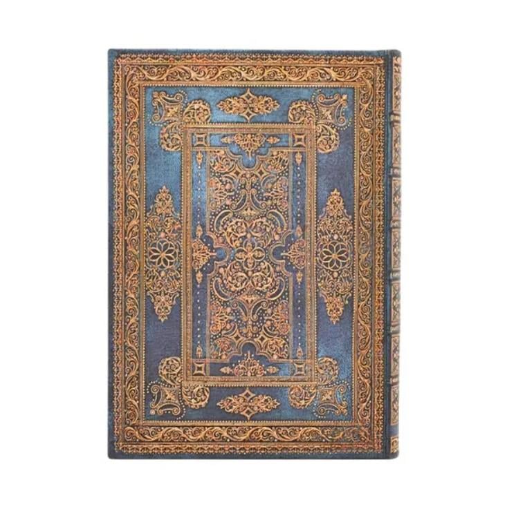 Paperblanks 2026 English Diary 12 Aylık Sert Kapak Blue Luxe Midi Day Ajanda