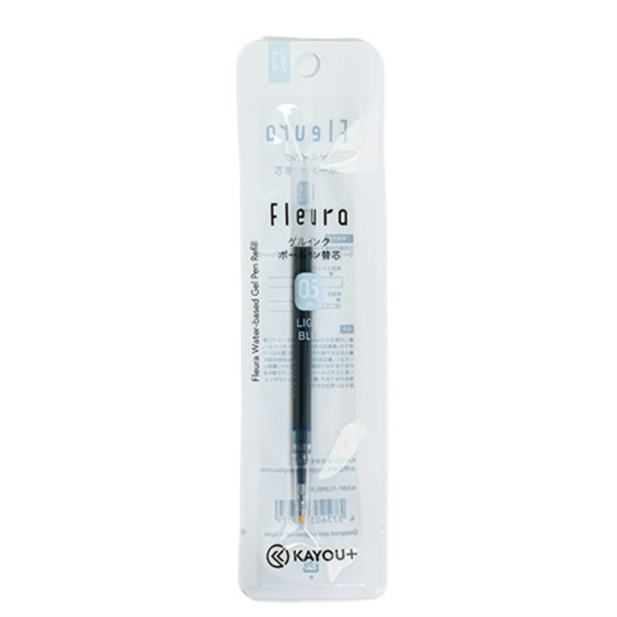 Kayou Plus Fleuro Water-Based Gel Pen Refill 0,5mm Light Blue
