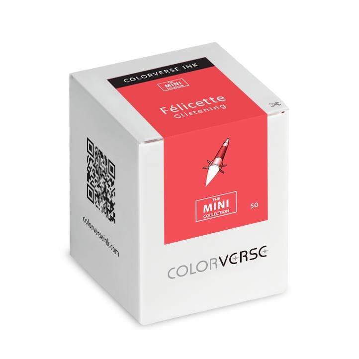 Colorverse The Mini Collection No. 50 Félicette Glistening Şişe Mürekkep - 5 ml