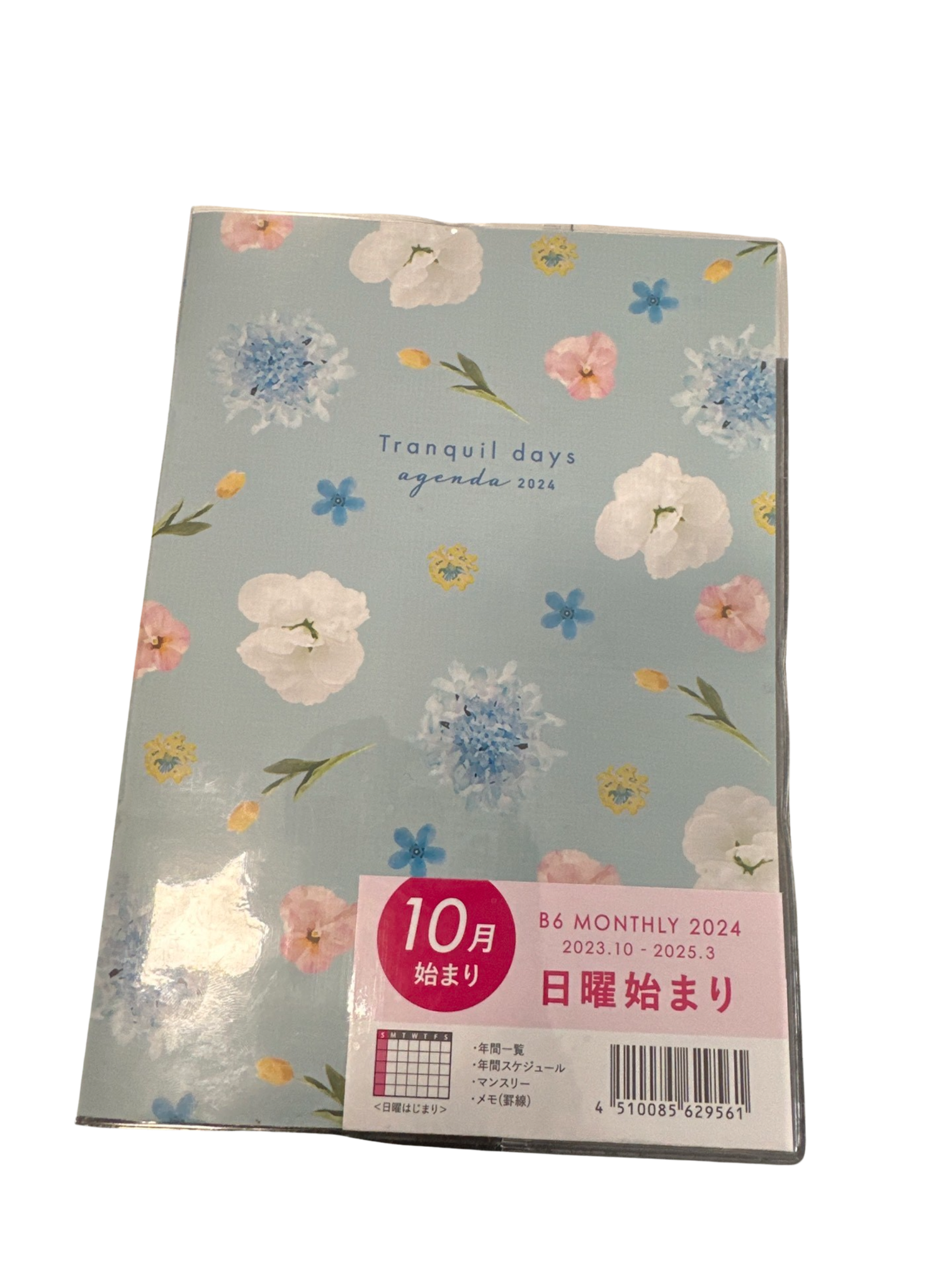 Tranquil 2024 A6 Planner Schedule Book