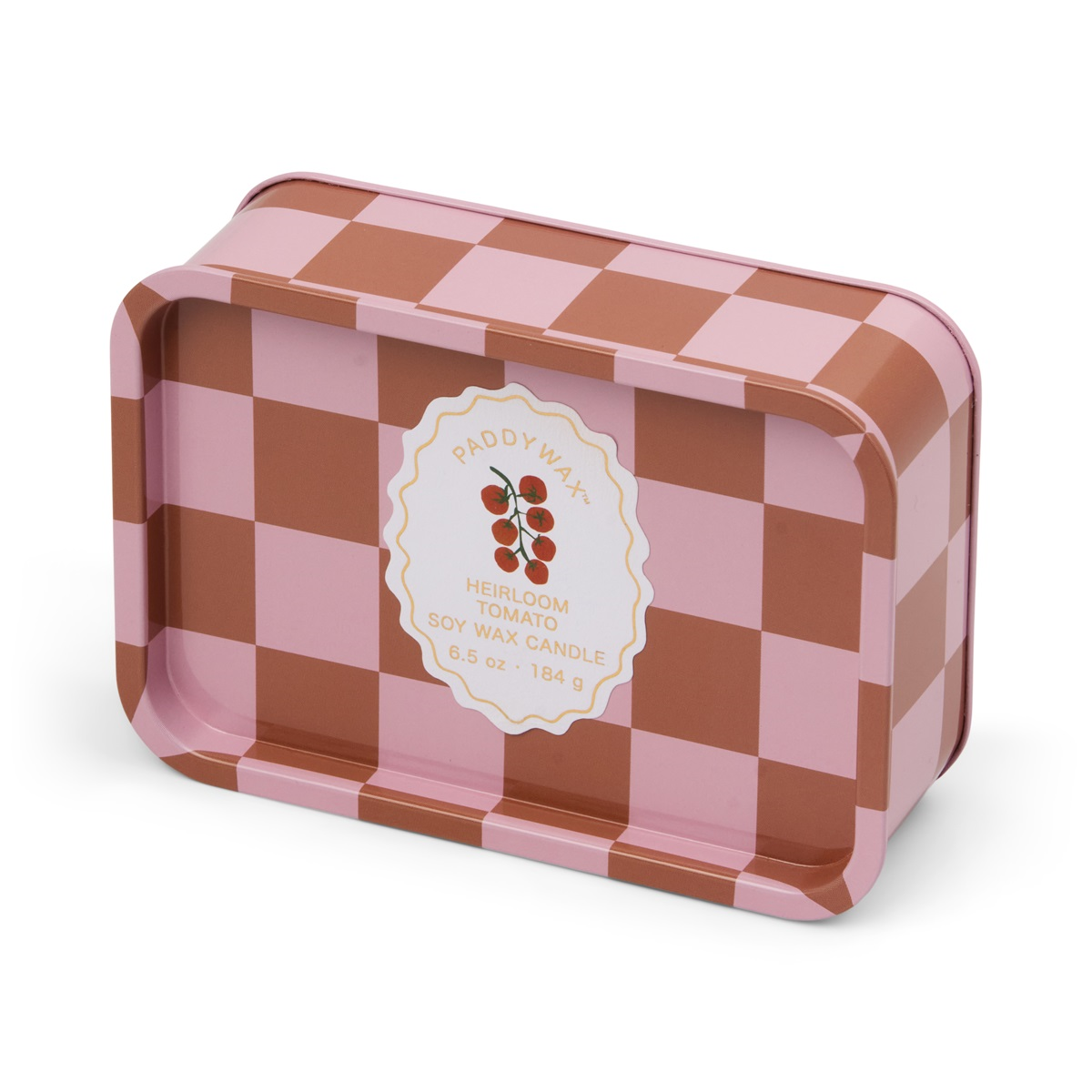 Paddywax A Dopo 184g Tomato Printed Tin Candle - Heirloom Tomato Mum