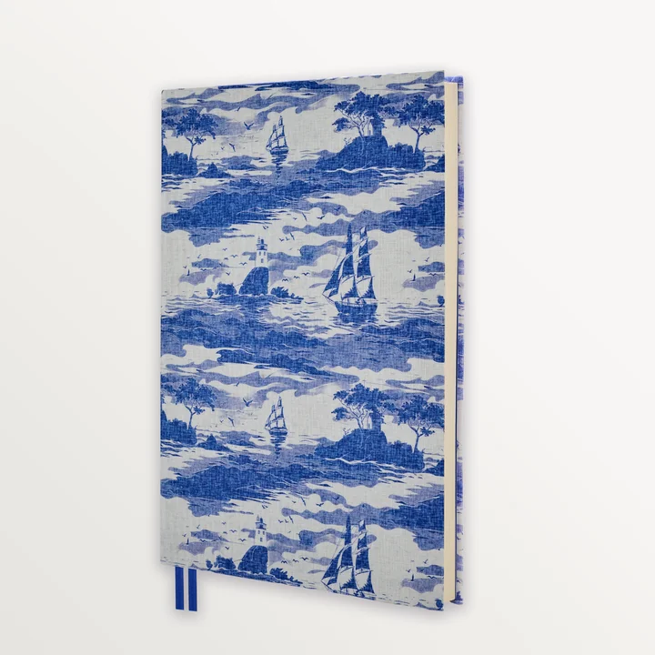EPISODE TO THE SHORE ISLAND SAILS A5 FLEX LINEN NOTEBOOK