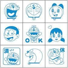 Beverly  check stamp Doraemon