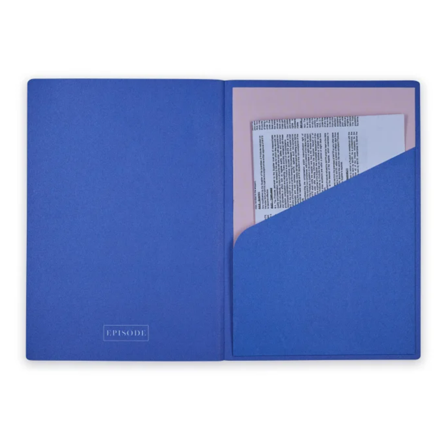 Episode Colorblock Duo Blush Denim A5 Perfect Bound Defter