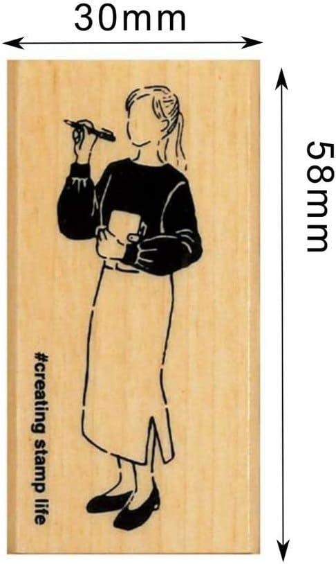 KODOMONO KAO Notebook, Women's Stamp