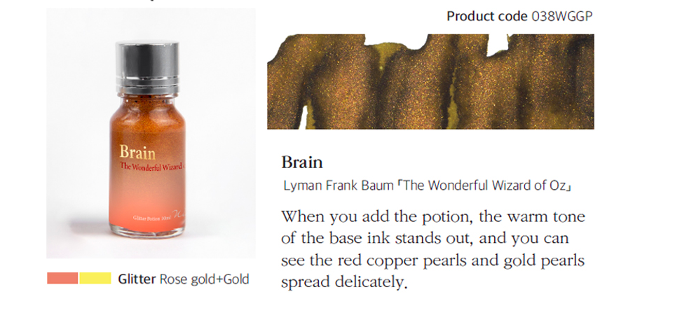 Wearingeul The Wonderful Limited Edition Wizard of OZ Spell Book Set (Ink & Glitter Potion) Mürekkep ve Sim Hediye Seti 
