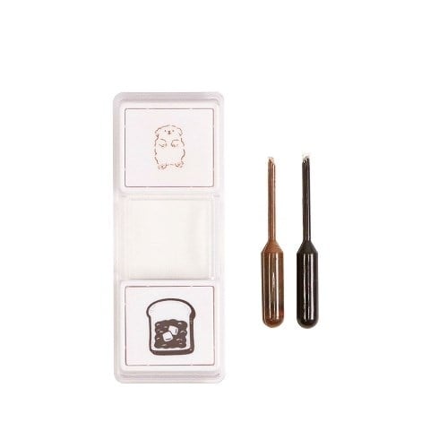 Kutsuwa Kaydırmalı Damga Hancoco Slide Stamp- Toast Bread & Dog DE018B