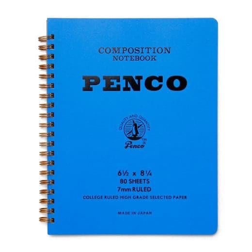 Penco Coil Composition Notebook Blue A5 Çizgili Telli Defter