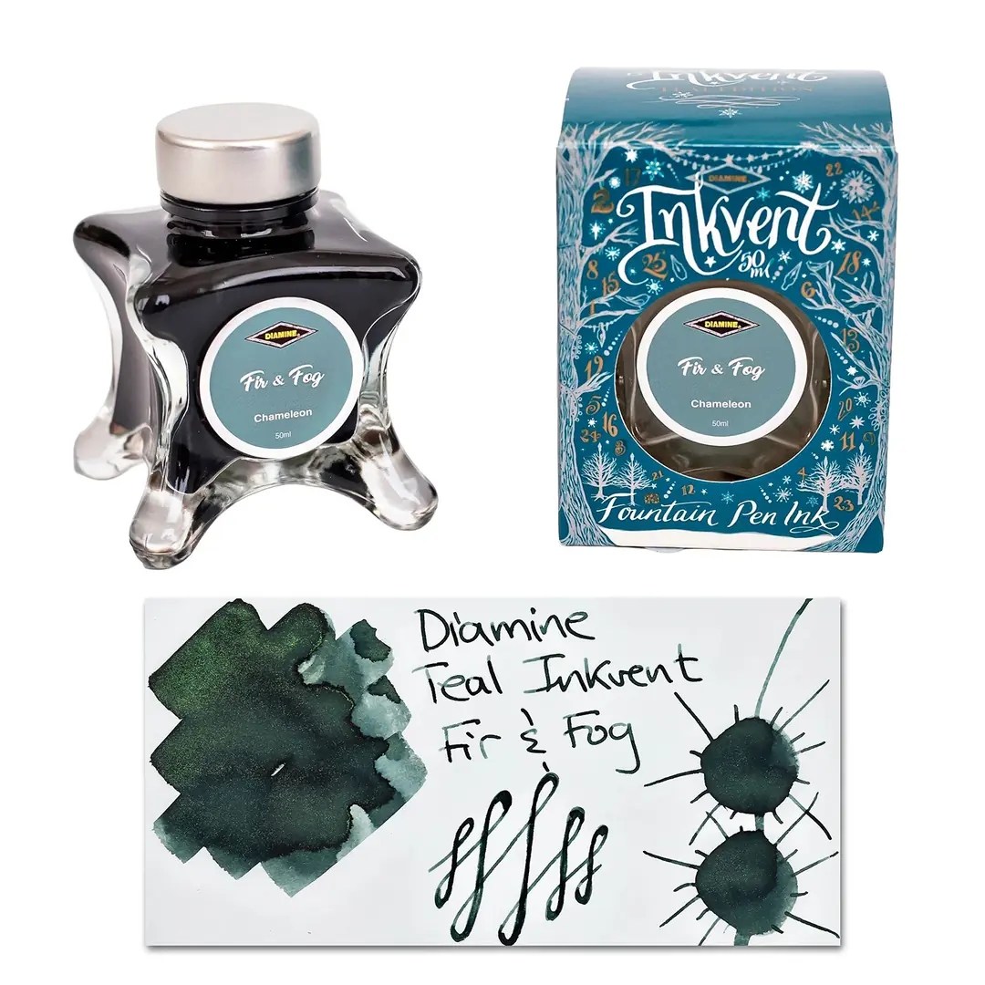 Diamine Inkvent Teal Calender Fir & Fog Chameleon Mürekkep