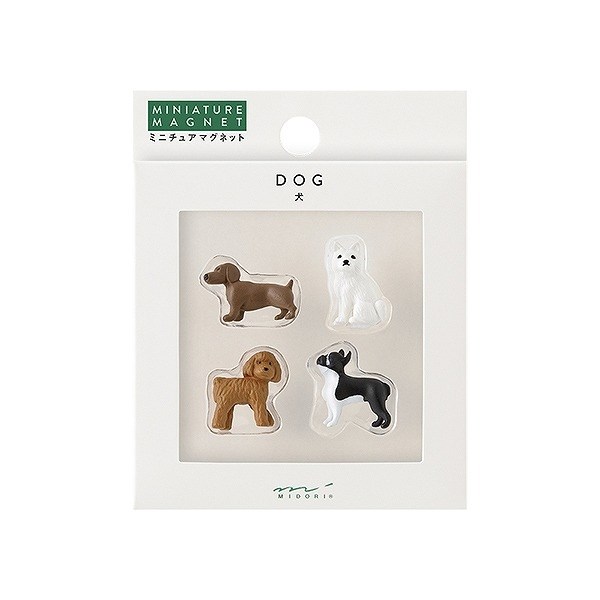 Design Phil Midori Mini Magnets Klips 4-Pack Dog