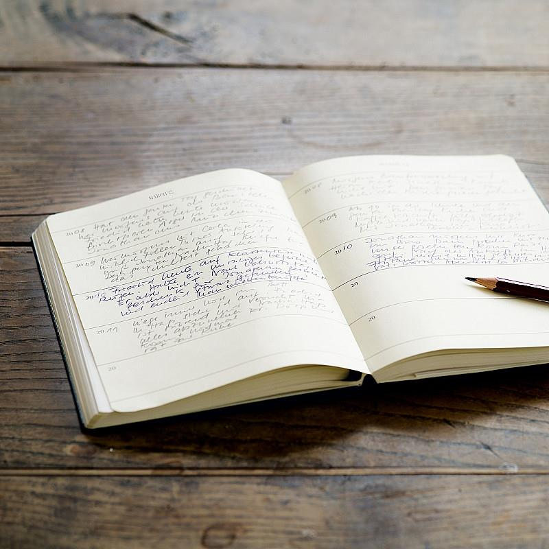 Leuchtturm1917 Some Lines A Day 5 Year Diary Defter Bordo 368169
