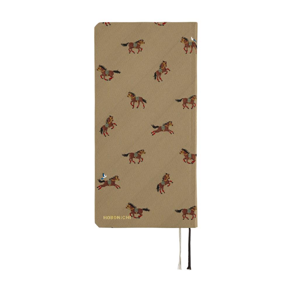 Hobonichi Techo Weeks - English - Bow & Tie: Galloping Horses - 2026 Jan Start
