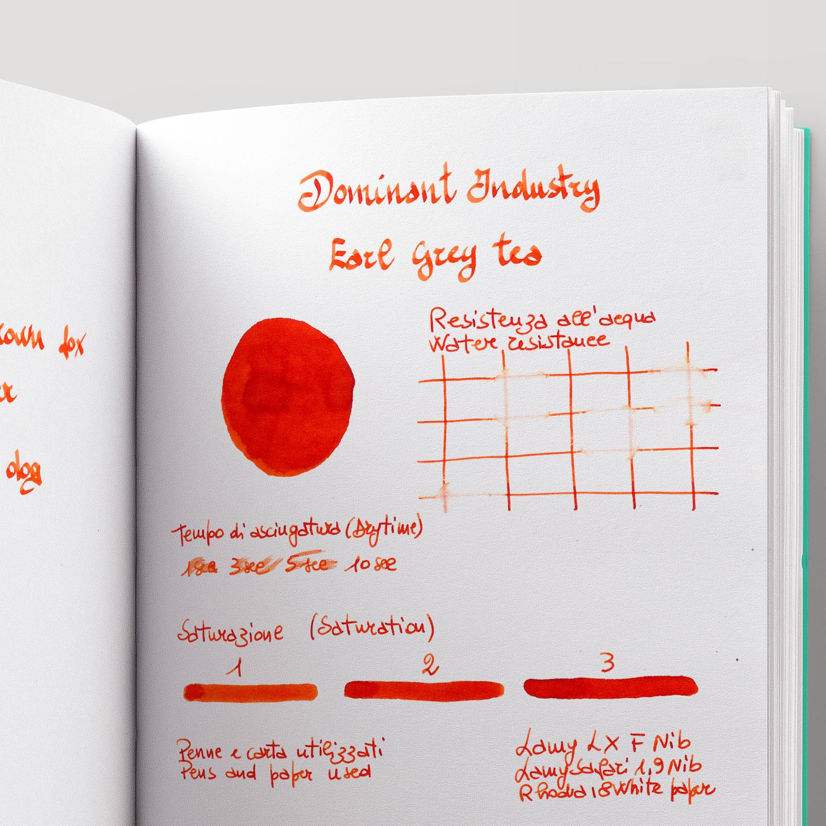 Dominant Industry Standard Şişe Mürekkep Earl Grey Tea