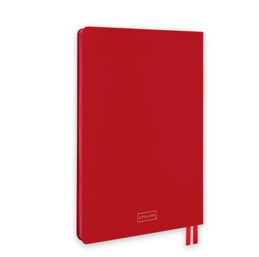 Episode Colourblock Uno Scarlet Red XL Sert Kapak Defter
