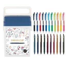 Zebra Sarasa 0.5mm Z BOX 25'li Jel Kalem Seti Plastik Çantalı Set / JJ15-25C-ZBOX 