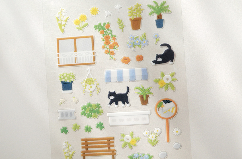 Suatelier Deco Sticker Seti A Green Alley