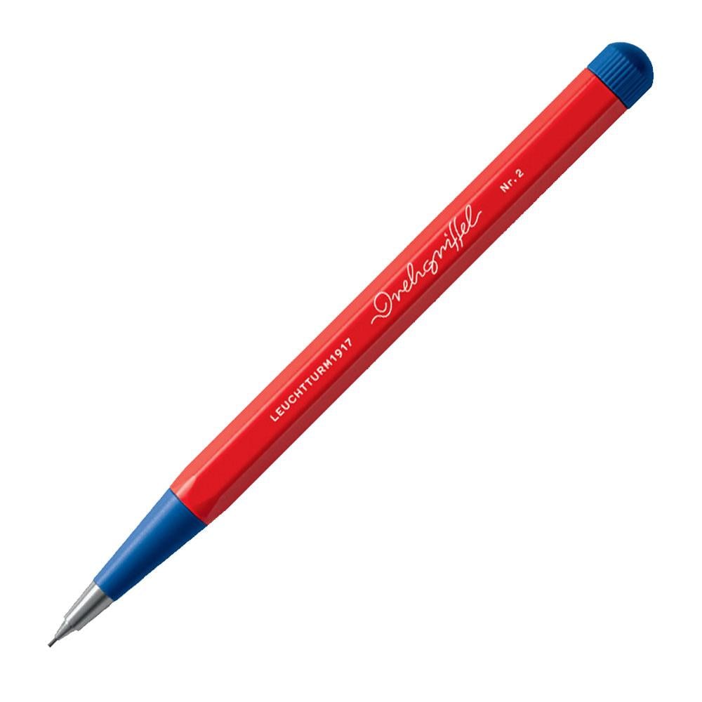 Leuchtturm 1917 x Bauhaus Drehgriffel Nr.2 Mekanik Uçlu Kalem Red/Royal Blue 371287