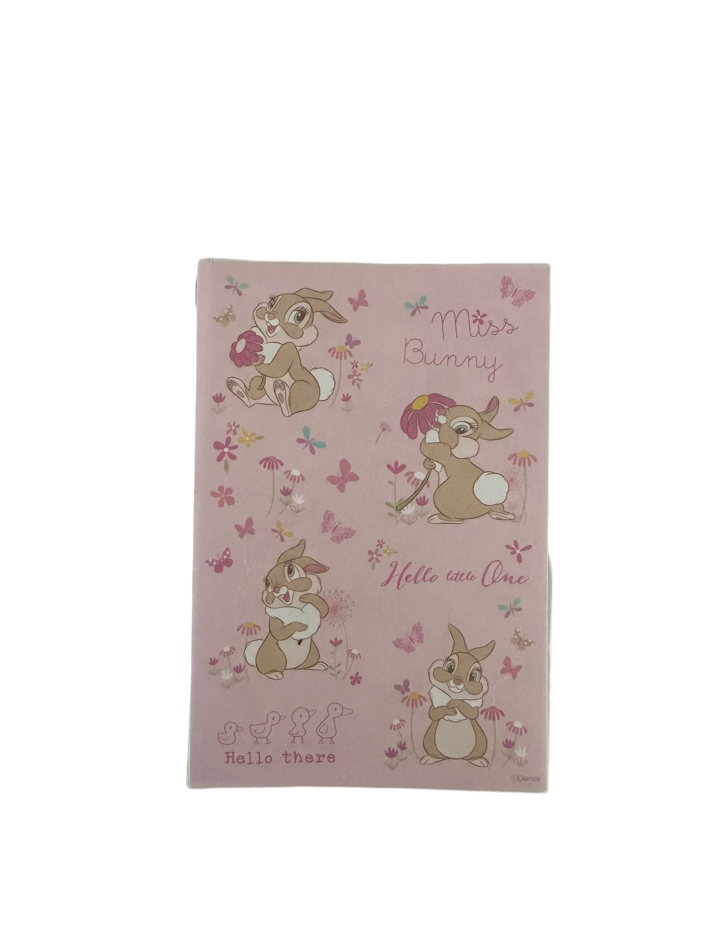 Disney Animals Tavşanlı Scrapbook Kağıtları 10'lu Set