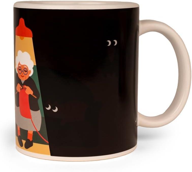 Kikkerland Cat Lady Morph Mug Kupa