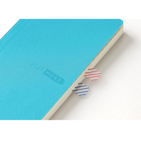 Hobonichi Techo Weeks Mega Japanese Version 2024 Jan. Start Sneaker:Aqua Blue