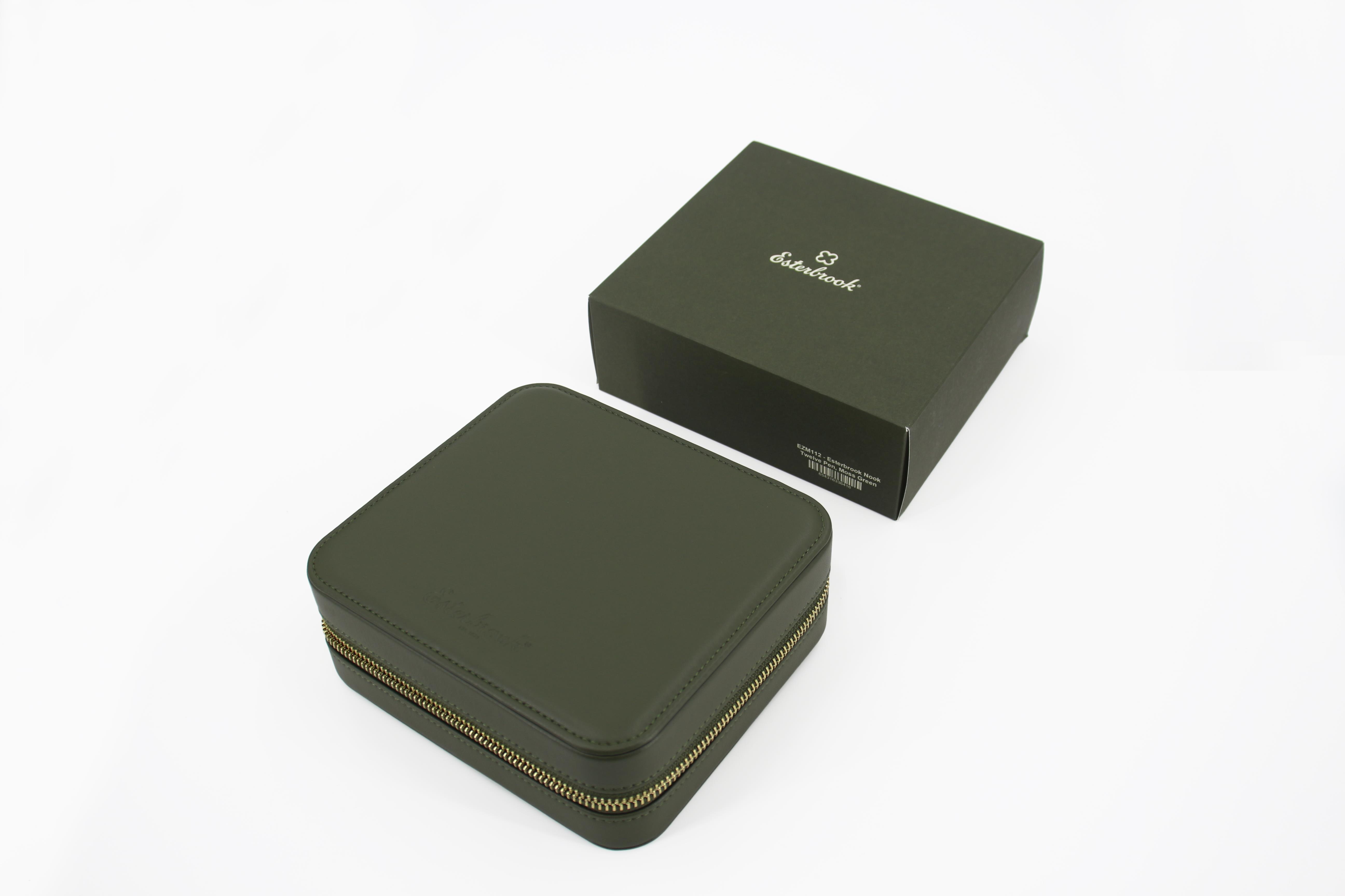 Esterbrook Nook 12'li Kalem Kılıfı Moss Green