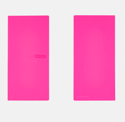 Hobonichi Techo Weeks Mega Japanese Version 2024 Jan. Start Sneaker: Raspberry