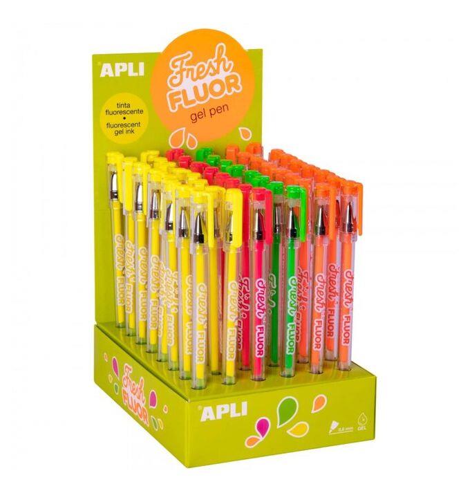 Apli  Fresh Fluor Neon Renkli Jel Kalem