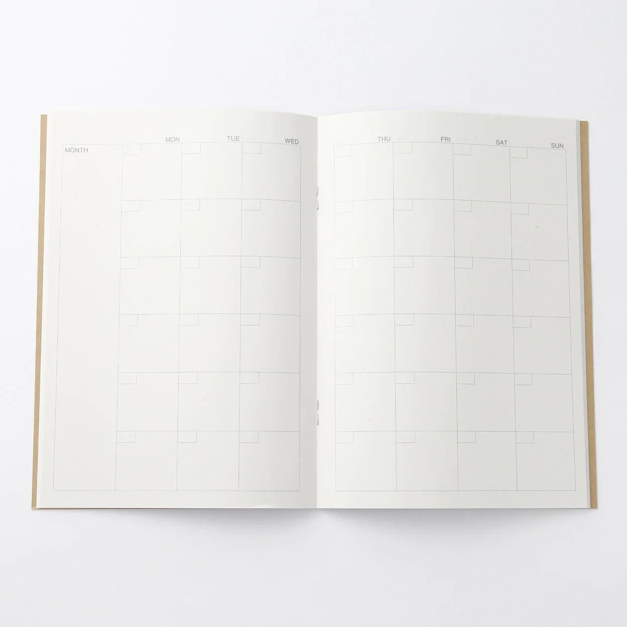 Muji Aylık Planlayıcı- Montly Planner