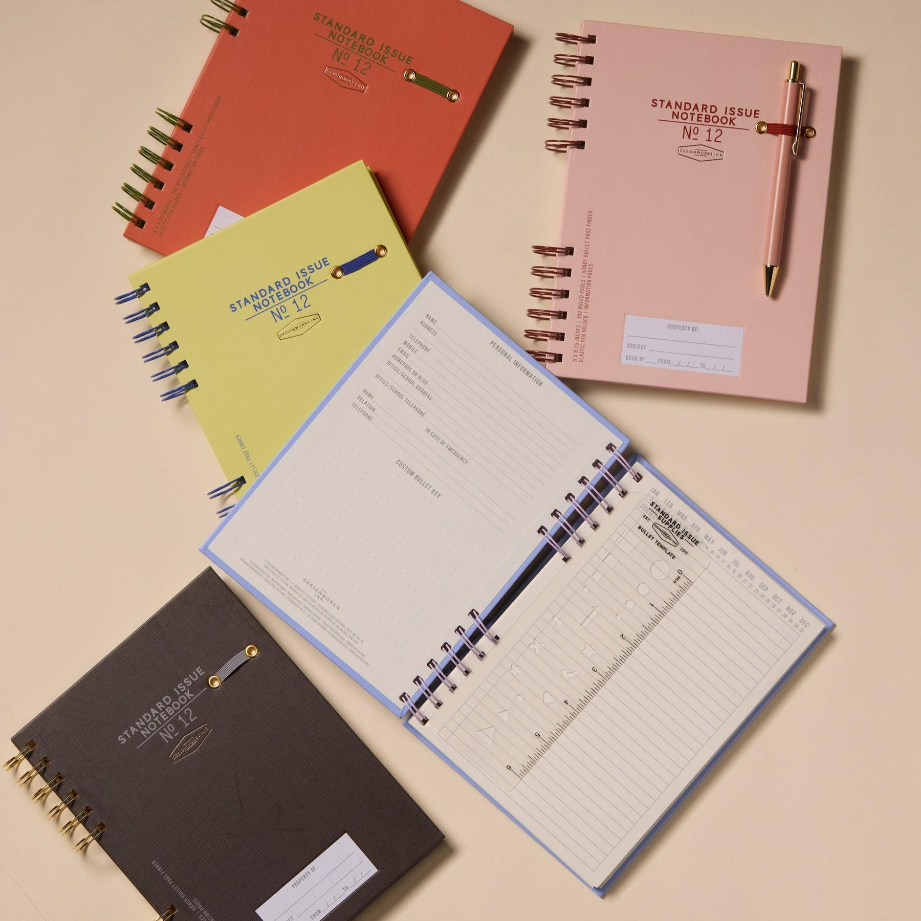DesignWorks Ink Standart Issue Defter - Army Green & Chili