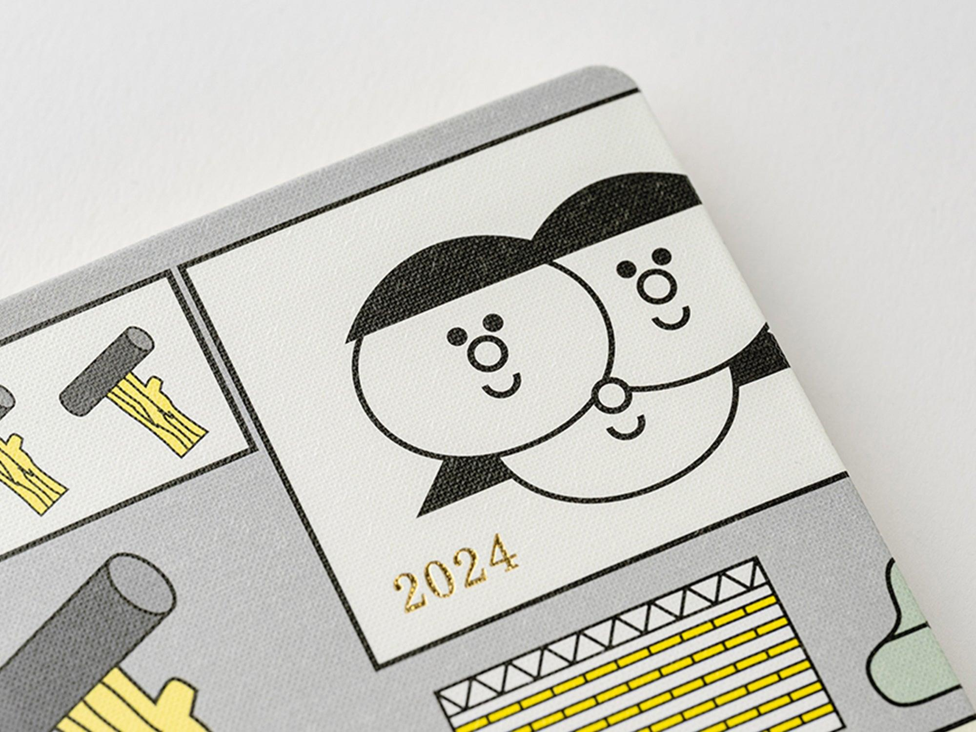 Hobonichi Weeks Japanese Version 2024 Jan. Start Tomomi Nishikawa Hanafi Set