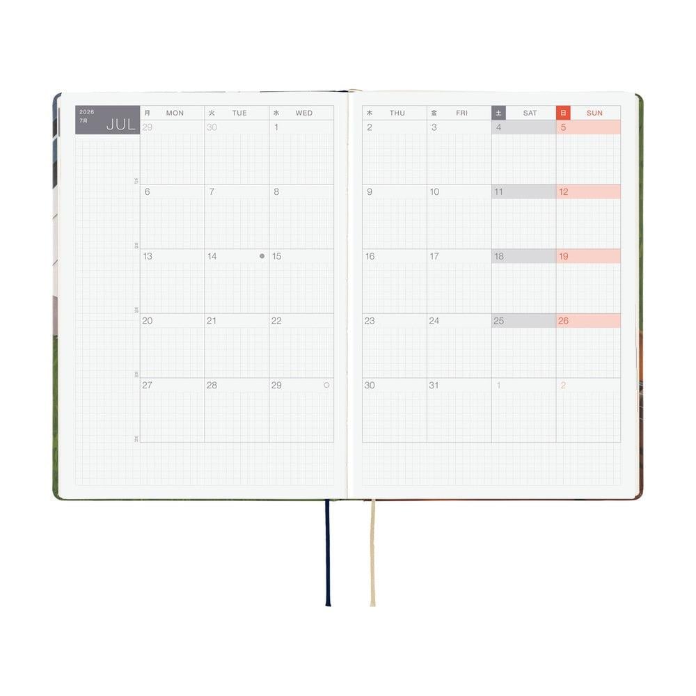 Hobonichi Techo HON - A5 English - Hiroko Kubota: Waiting on the Chord - 2026 Jan Start