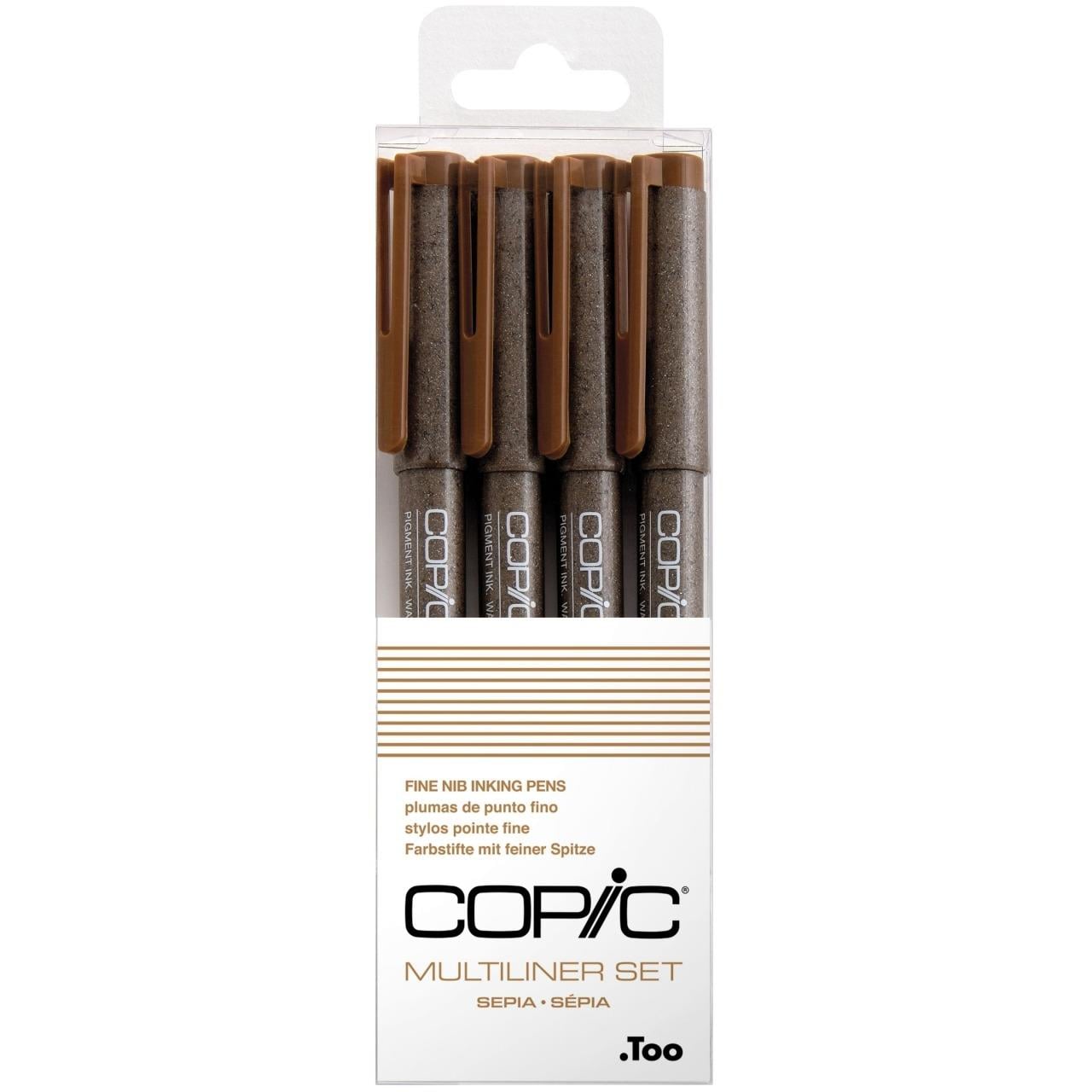 Copic Multiliner Classic Sepia 4'lü Kalem Seti