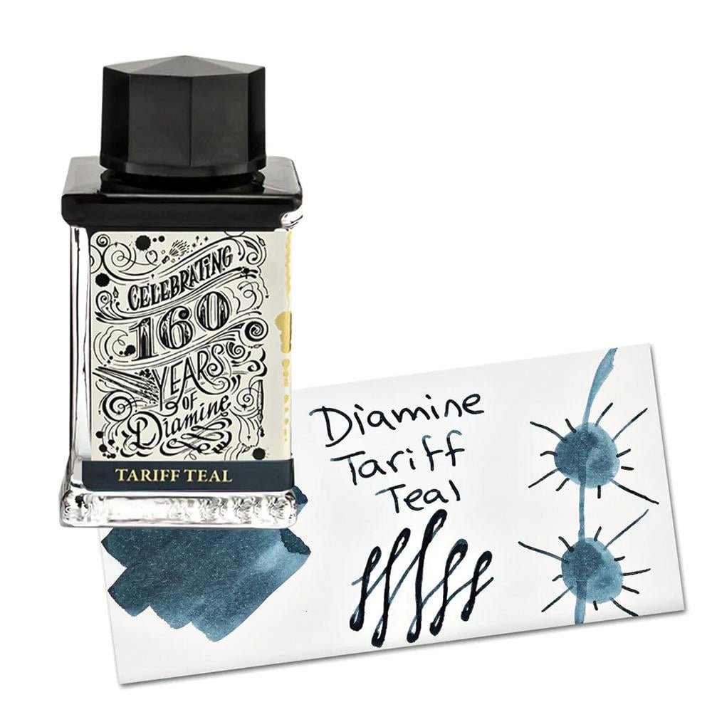 Diamine 160. Yıl Dolma Kalem Mürekkebi 75 ml. Tariff Teal