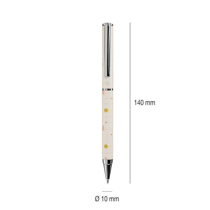Miquelrius Metal Geométrico Özel Kutusunda  0.7 mm Tükenmez Kalem