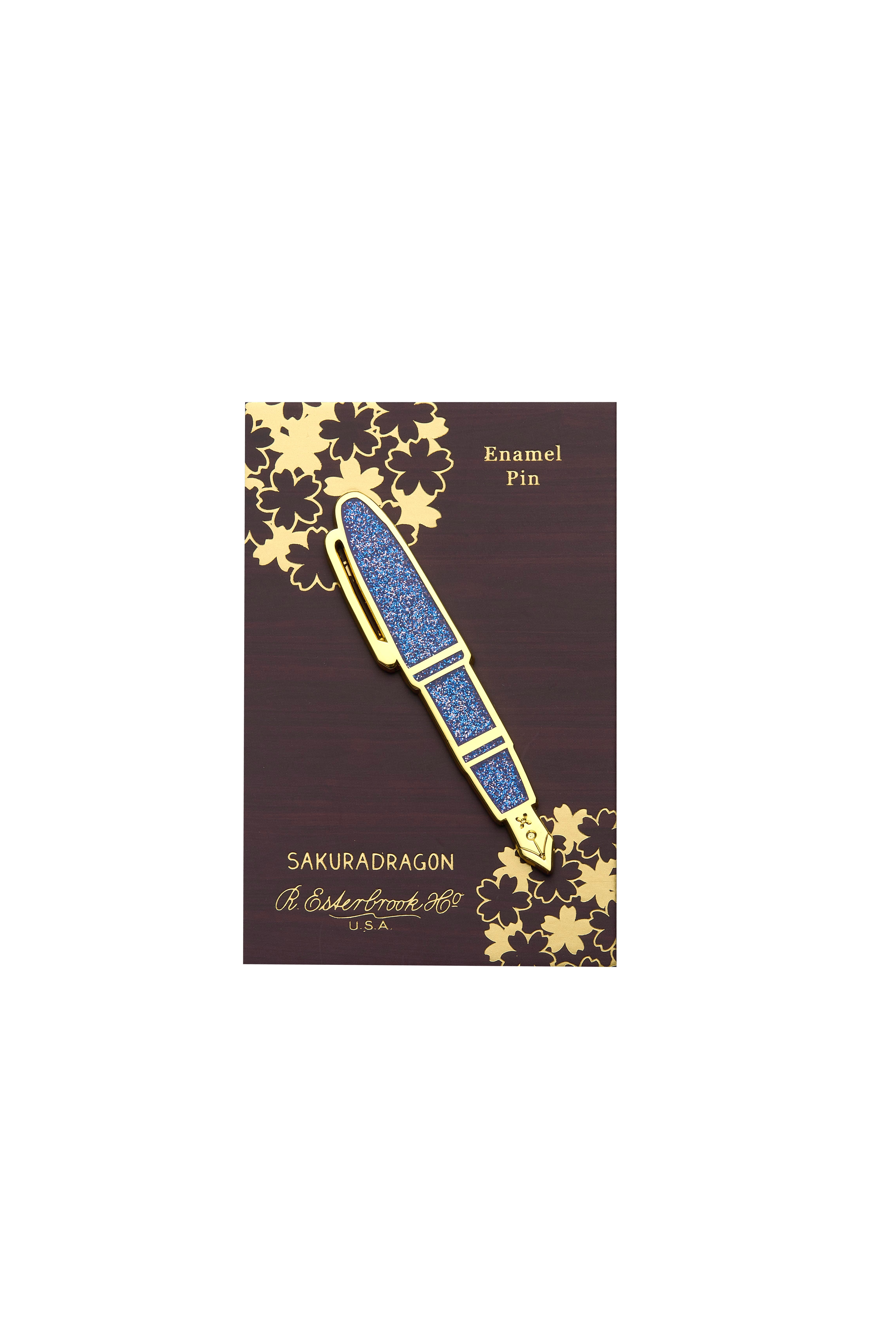 Esterbrook Sakura Dragon Lapel Pin Yaka Rozeti Pen