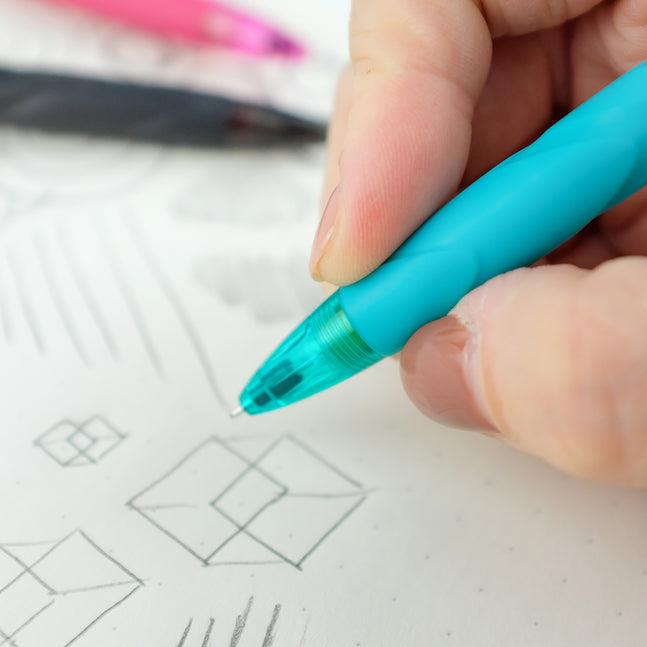 Pentel QE427 Q-Erase 0.7 mm Mekanik Uçlu Kalem - Violet 